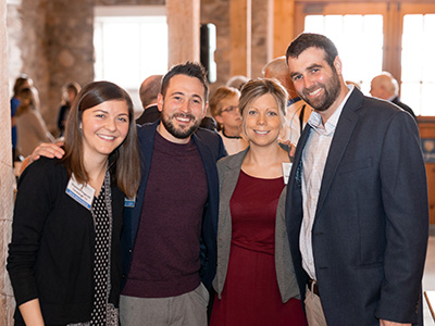 A group of alumni at the 2019 Alumni Awards Ceremony