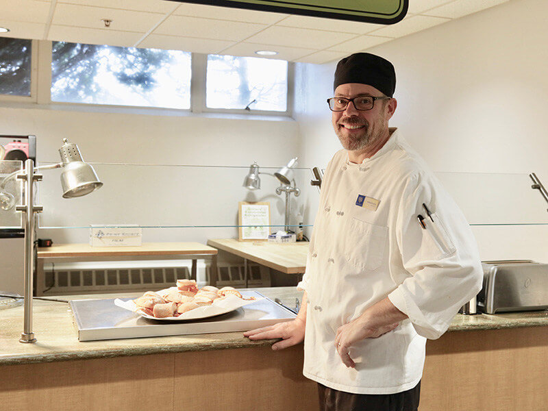 Chef at Gluten- free Station