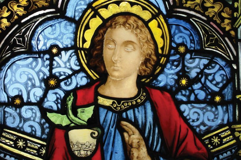 Theology Programs 7 Stained glass of St. Edmund