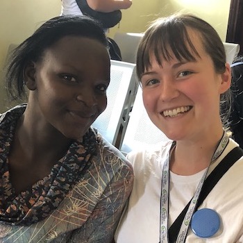 April Benak in Uganda - Cropped