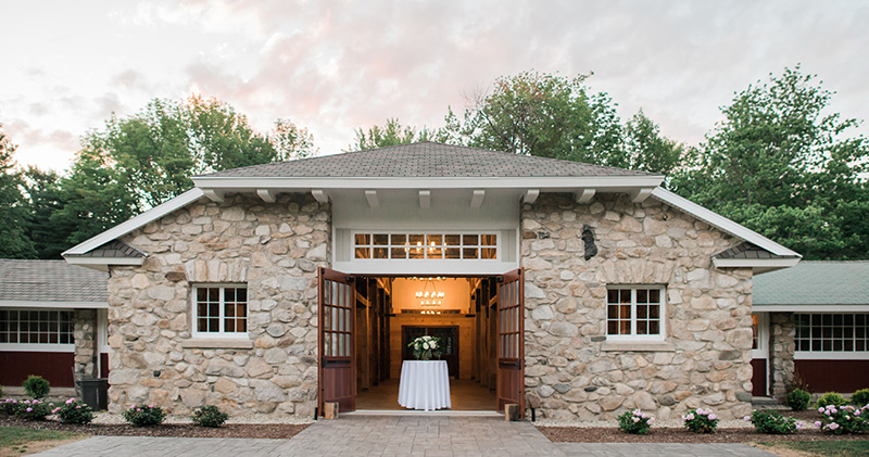 The Stone Barn event venue at Saint Joseph's College of Maine