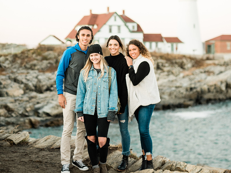 students at Portland Headlight