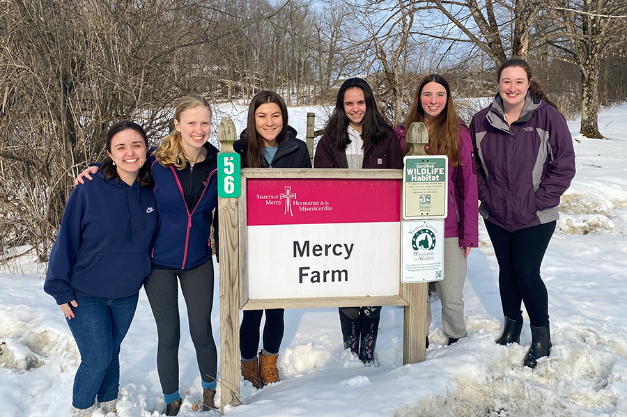 Spring break service trip to Mercy Farm in Vermont