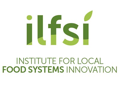 Ilfsi-Logo Logo of the Institute for Local Food Systems Innovation (ILFSI), with the acronym in large green letters and the full name, Institute for Local Food Systems Innovation, in smaller green text below. Saint Joseph's College of Maine