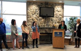 Students inducted into phi alpha