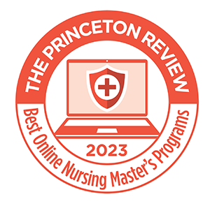Princeton Review best online nursing master's program logo