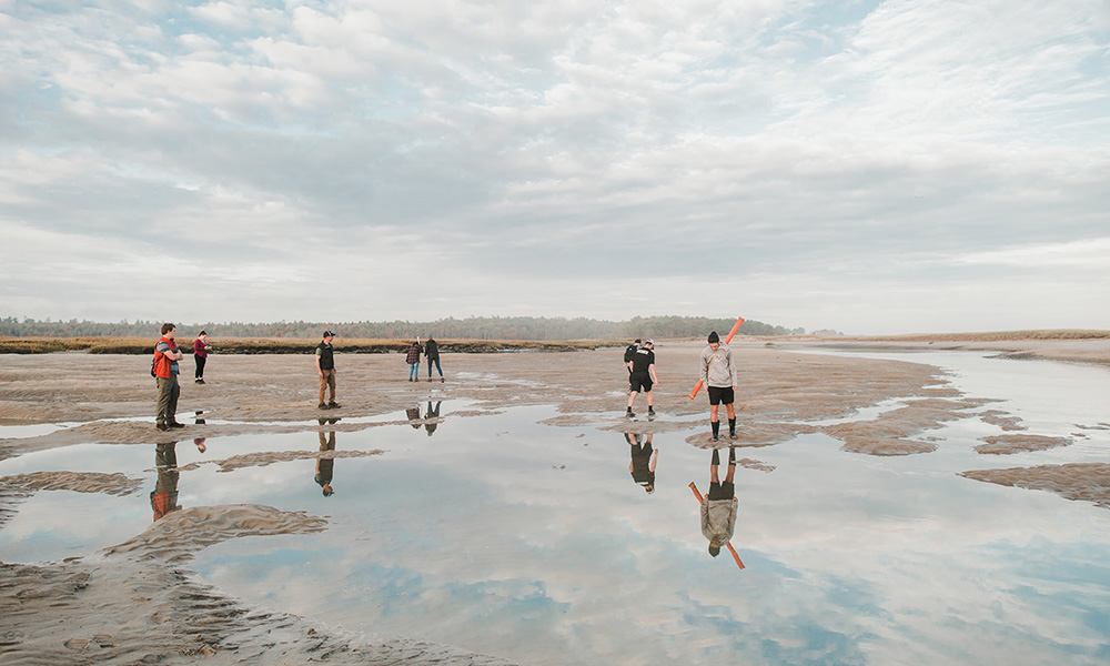 ESS students at Wells Estuary