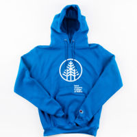 SJC blue hoodie with new logo