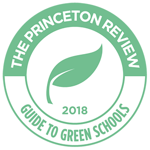 Princeton Review Green Schools badge