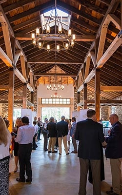 renovated stone barn