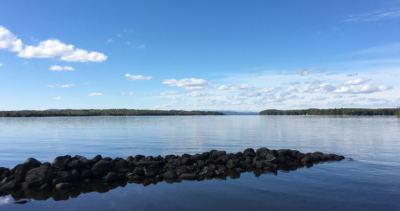 Saint Joseph's College lakefront on Sebago Lake