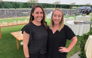 Victoria Amaro and Gabriella Latini ’19